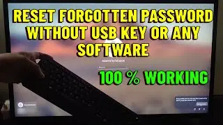Reset Forgotten Windows Password Without USB or Software (100% Working Method) | 2025 Best Method |