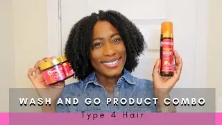 Get Perfectly Defined Curls With This Wash And Go Combo For Type 4 Hair