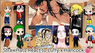 StrawHats React to Luffy x Hancock || Luffy x Hancock || React to Luffy || Valentine's Day special 💕