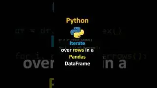 Python: Iterate over rows in a Pandas DataFrame 