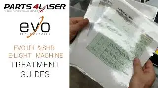 EVO IPL & SHR E LIGHT   MACHINE TREATMENT GUIDES