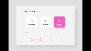 Daily UI Challenge 064: Select user type
