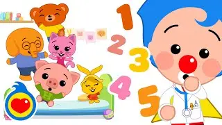Пять друзей | И больше детских стишков! (60 минут) | Плим Плим