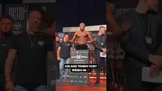 KSI And Tommy Fury Weigh-In