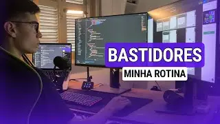 Um dia comigo na ROTINA de PROGRAMADOR Home Office