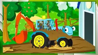 😸 Котёнок Котэ | 🚜 Колёса трактора - развивающая, обучающая песенка для детей | Мультики для детей