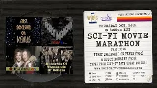 Sci-Fi Movie Marathon - Twitch Livestream (Oct. 24th 2024)