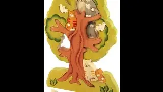 Пазл Кошки на дереве