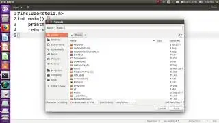 How to execute a C program on Linux using gcc