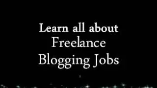 My Freelance Career : All About Freelance Blogging Jobs