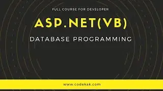ASP NET Visual Basic Database Programming Full Course in 40 Minute