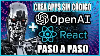 ⚡️¿Cómo crear una APP WEB en react js con Chat GPT? OpenAI paso a paso 🛸 