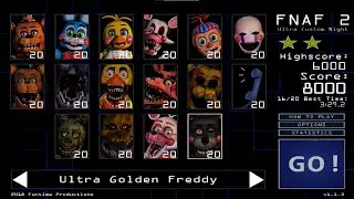 FNaF 2 Ultra Custom Night - All Challenges Complete + Ending