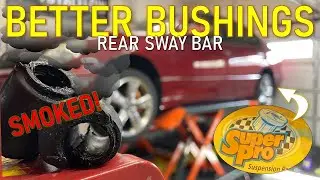 SuperPro Rear Sway Bar Bushings! The $30 mod you should do! (includes under-car cam!)