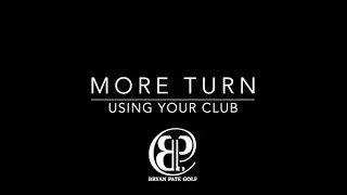 More Turn in the Backswing - Using Just Your Club - Golf Drill