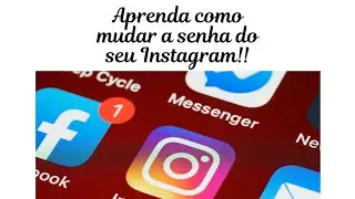 como mudar a senha do Instagram 2021!! método mais rápido e facil