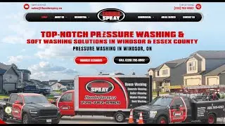 Custom Pressure Washing Website Design - Thunder Spray