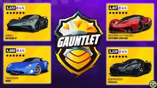 Playing Gauntlet but I'm using 15 DIFFERENT RARE cars: Asphalt Legends