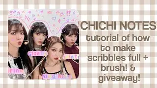 SCRIBBLES FULL / CORAT-CORET CUTE TUTORIAL + FREE BRUSH! & GIVEAWAY!