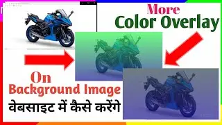 How to add more  color overlay on Background image in website using html and css