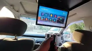Nissan elgrand E51 high end 17 drop down screen installed.