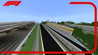 MASSIVE FORMULA ONE TRACK IN MINECRAFT