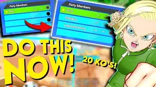 How to PARTY Up in NEW Dragon Ball Game! Android 18 is BROKEN 20 KO's Project: Multi