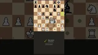 Trap the queen #chess #chesstactics #chesspuzzle #puzzle #tactics
