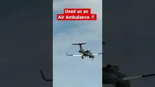 Learjet Air Ambulance Landing Toronto Pearson
