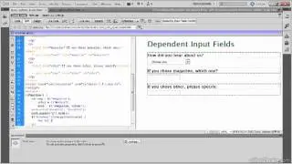 10.3  Creating Dependent Input Fields