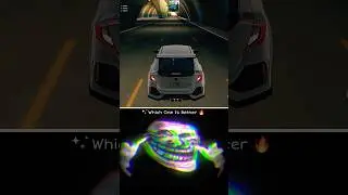 Car Parking Multiplayer vs CarX Street 🔥 Honda Civic Type-R