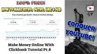 🎥How to Make A YouTube Intro, Outro, Like and Subscribe, and Logo Free | More Likes More SUbs