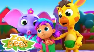 Бу-бу песня | развивающий мультфильм | Детский сад | Zoobees Russia | Детские стишки