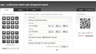 Calendar Event QR Code Generator | TAGO
