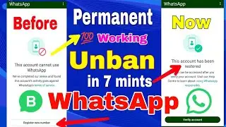 How to solve this account cannot use WhatsApp due to permanent banned