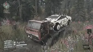 Spintires MudRunner - The Cybertruck is heavy AF!