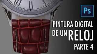 Pintura digital de un reloj Parte 4