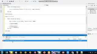Fix error 'sub main was not found'(advanced | Maven Academy