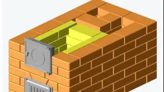 Отопительно-варочная печь с пищеварочной камерой