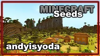 Epic Minecraft Village Seed! 15 Villages! | andyisyoda (Minecraft Bedrock Edition 1.16 Seeds)