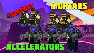 Accelerators and Mortars SOLO Fallen Mode - Roblox Tower Defense Simulator