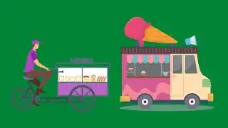 Motion graphic Makanan jajanan sehat