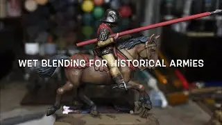 Using wet blending to paint historical miniatures fast