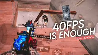 40FPS IS ENOUGH | BGMI MONTAGE | REDMI NOTE 6 PRO