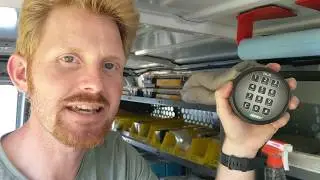 How to clean the keypad on an electronic safe lock without ruining it