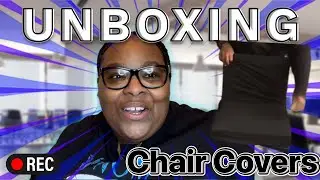 UNBOXING CHAIR COVERS| AMAZON FINDS