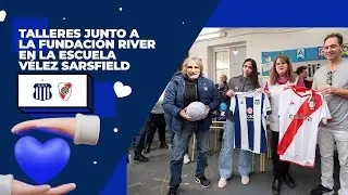 TALLERES JUNTO A LA FUNDACIÓN RIVER EN LA ESCUELA VÉLEZ SARSFIELD 💙