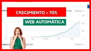 CRECIMIENTO + 70 % EN TRÁFICO ORGÁNICO ¿UNA WEB AUTOMÁTICA?
