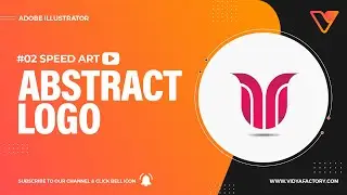 How to create an Abstract Logo #2 in Illustrator | Logo Design Process | Vidya Factory
