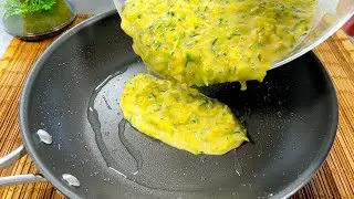 Just grate zucchini and potatoes! I have never cooked such a delicious dinner!❗️